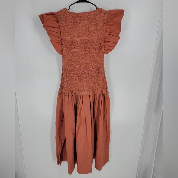 Ulla Johnson Clay Madeline Midi Dress 10 - Picture 8 of 14